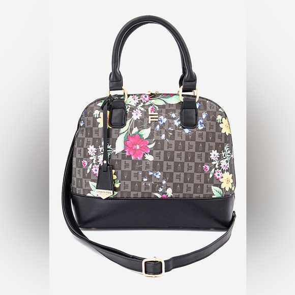 London Fog Handbags - London Fog Tulip Signature Satchel NWT
